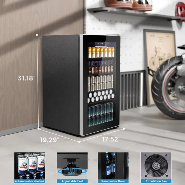 Glacier Home mini frigo à boissons premium 91 L — image 5
